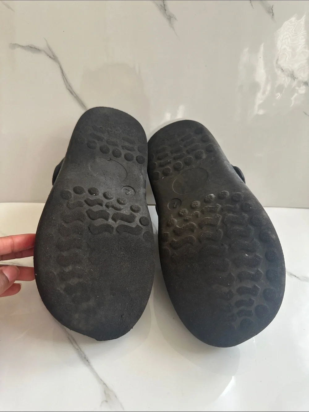 CROCS USED but still Good (has a hole but will be patched)